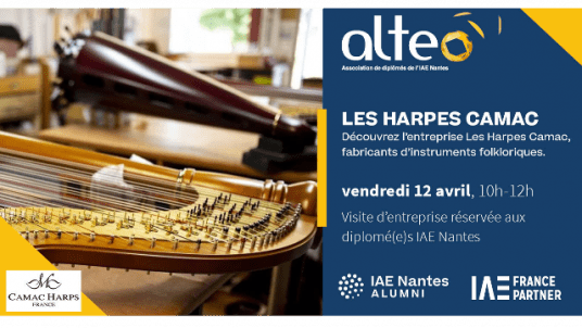 [ALTÉO] Visite de l'entreprise Les Harpes Camac, fabricant d’instruments
